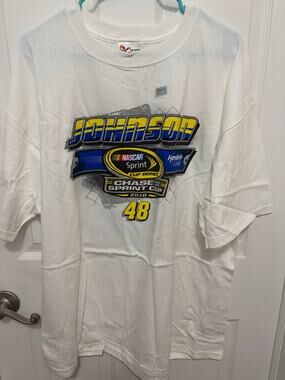 Vintage Jimmie Johnson Lowe’s - Chase Authentic Tshirt -size 2XL- NOS